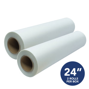 DTF HOT PEEL PET FILM 24" x 328ft' (2 ROLLS/CARTON)