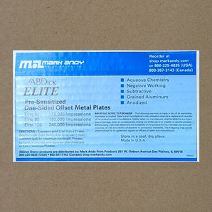 ELITE METAL PLATES 13.375 X 19.875 SC .0055 (QM46) SINGLE SIDED